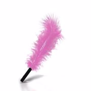 Imagen de Pluma de Marabú con Mango - Rosa